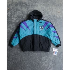 Vintage Deadstock 90s Apex Starter Charlotte Hornets Jacket